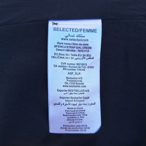 Selected Femme Sinca Slip Dress - Picture 11 of 11